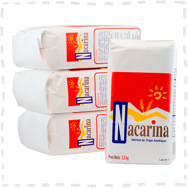 HARINA NACARINA 2.5KG 4X2.5K 10K