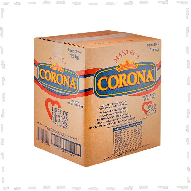 MANTECA CORONA BULK 15 Kg
