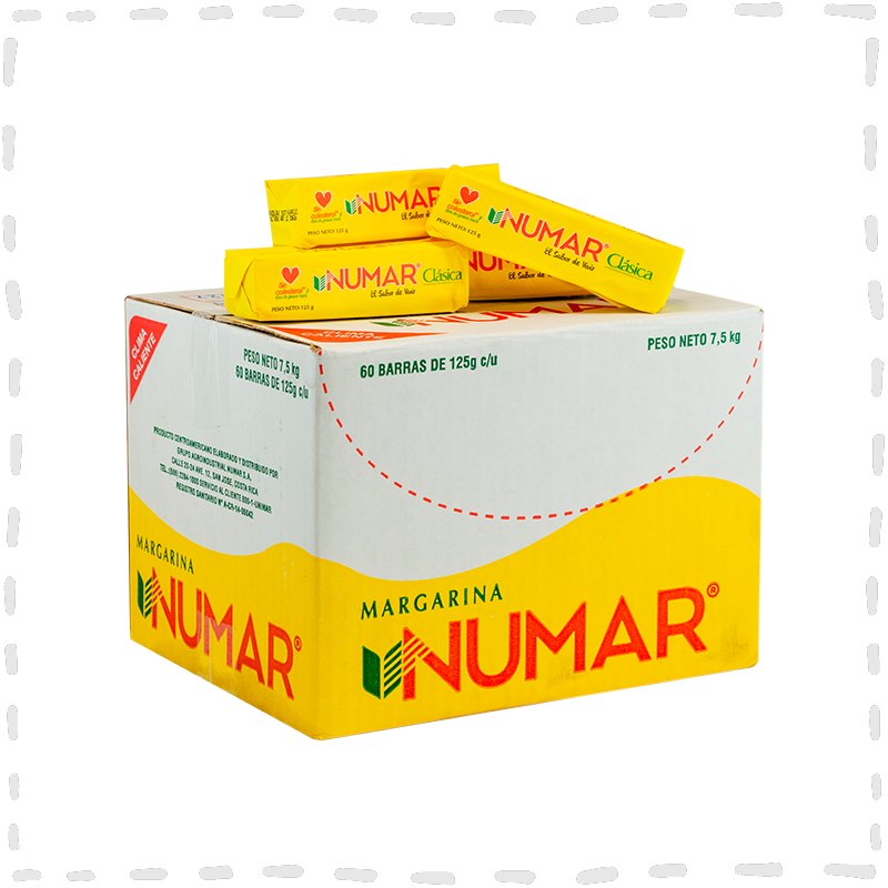 MARGARINA TUMBA NUMAR 7.5 KILOS 60 BARRITAS X125GR