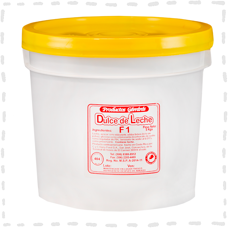 DULCE LECHE F1 5 KG GEMINIS DURO