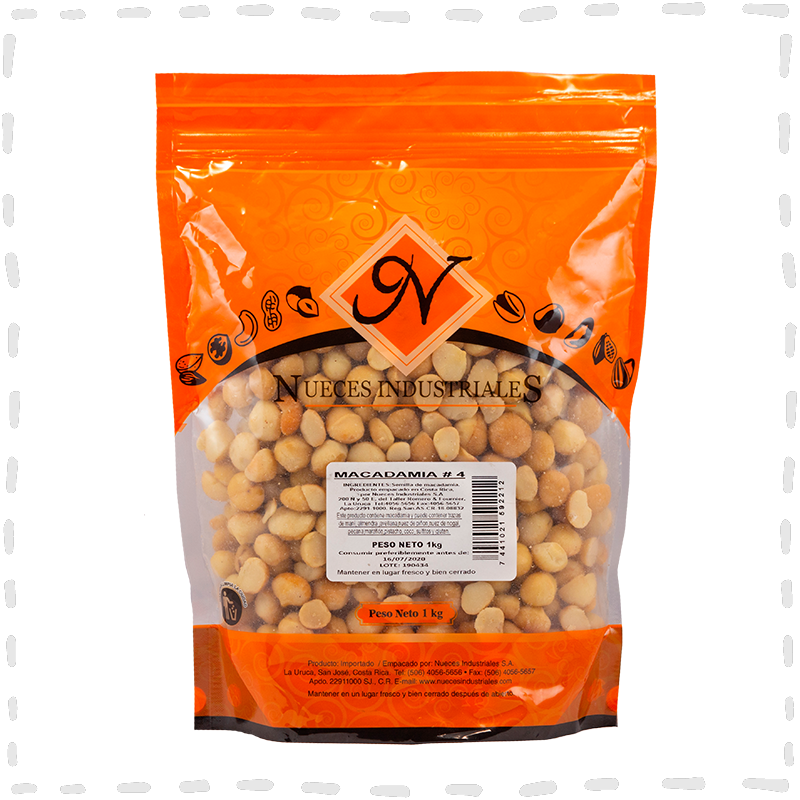 MACADAMIA ENTERA 1 KG NUECES IND.