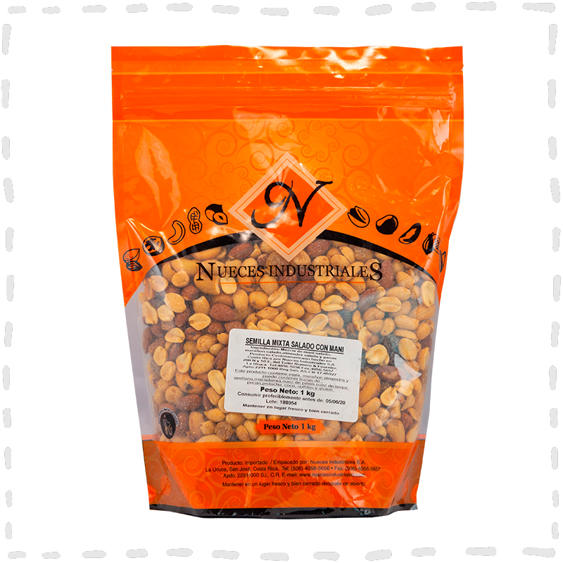 SEMILLAS MIXTAS 1KG PASAS, MANI, ALMENDRAS, MARAÑON