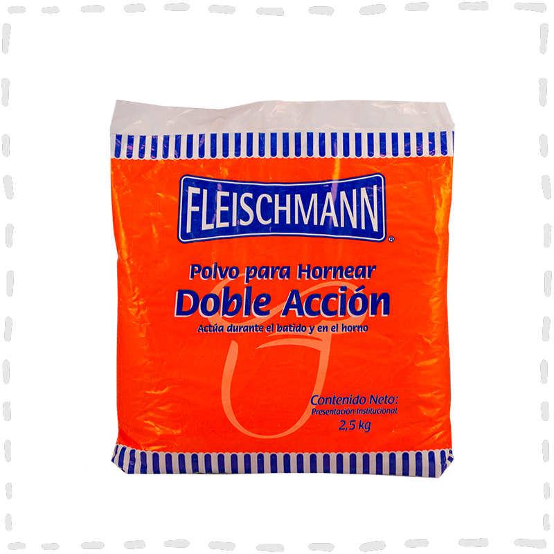 POLVO HORNEAR FLEISCHMAN 2.5 KG DOBLE ACCION