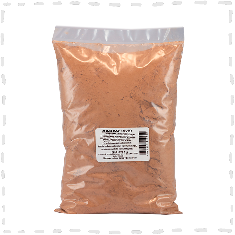 CACAO NATURAL AMARGO 1 KG 5.6 POLVO