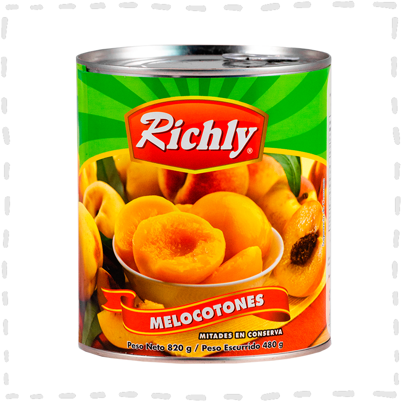MELOCOTONES EN MITADES 822 GR RICHLY