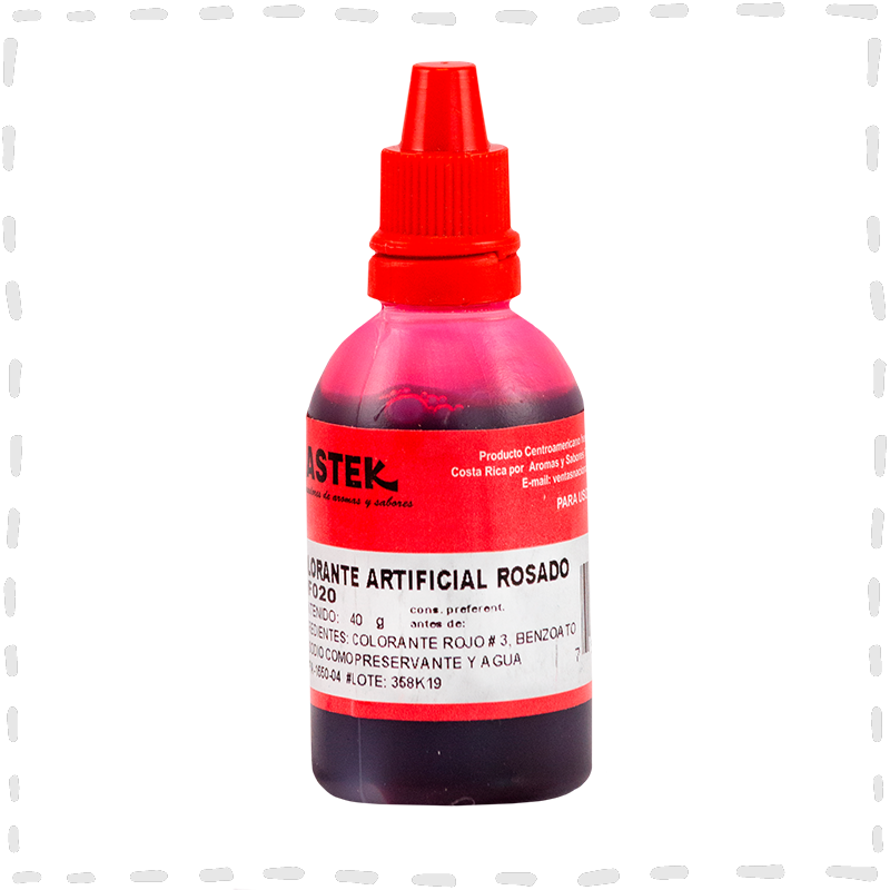 COLORANTE ROSADO LUSTRE 40 GR ERITR ASTEK