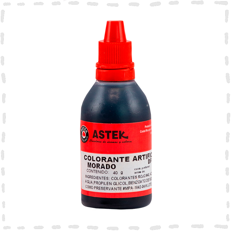 COLORANTE MORADO LUSTRE 40 GR ASTEK