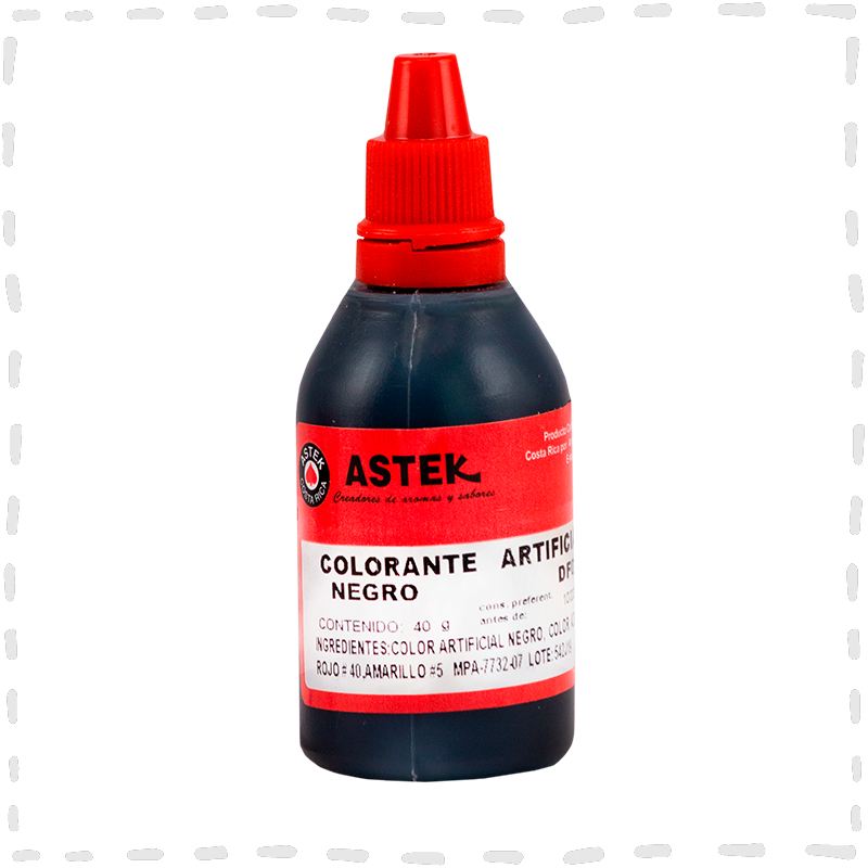 COLORANTE NEGRO LUSTRE 40 GR ASTEK