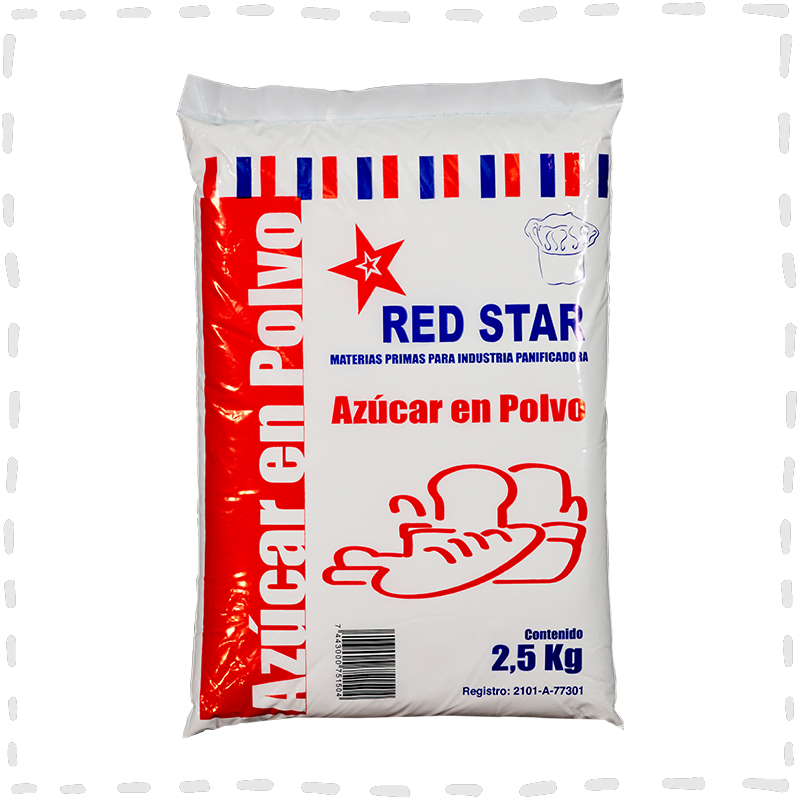 AZUCAR GLASS 2.5 KG MOLIDO RED STAR