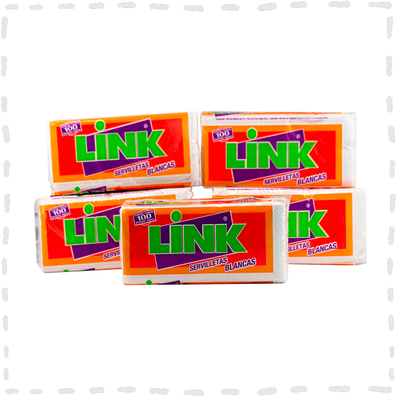 SERVILLETAS PAPEL 24PAQ X100 UNID RECTANGULAR LINK