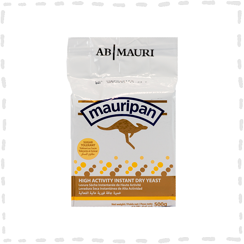 LEVADURA MAURIPAN DULCE INSTANTANEA 500 GR AMARILLA