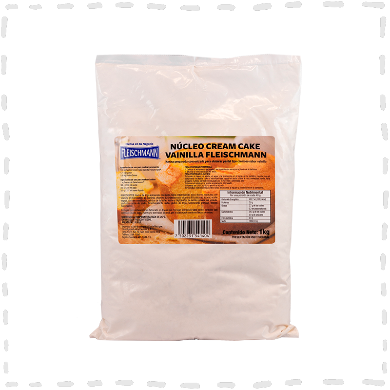NUCLEO FLEISCHMAN VAINILLA 1 KILO CREAM CAKE
