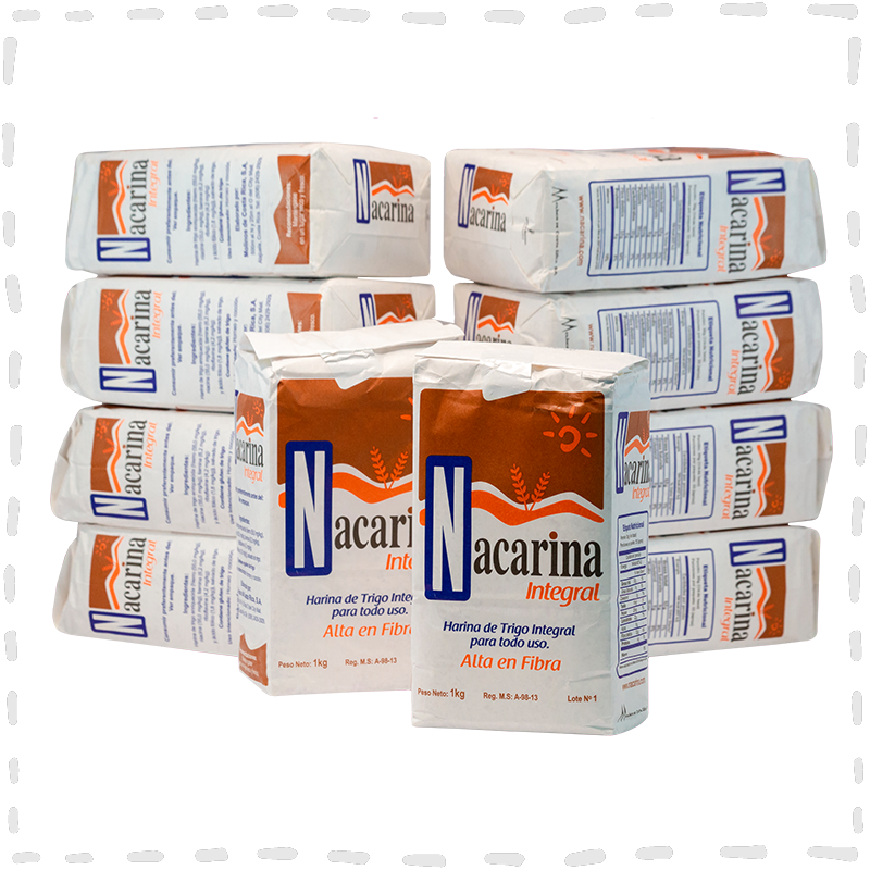 HARINA NACARINA INTEGRAL 1KG 10KG